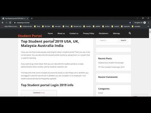 Det Student Portal Login, Contact Help