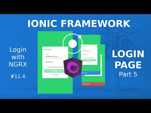 Ionic Tutorial #11.4 - Login Page #5 - Implementing login with NGRX