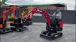 New Unused Jpc Kv12 Rubber Tracked Mini Excavator Cw Bucket