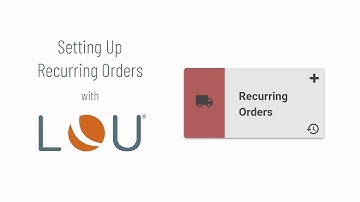 Setting Up Recurring Orders