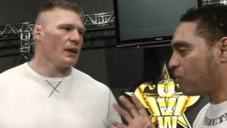 Brock Lesnar interviewed by Rock Cruz