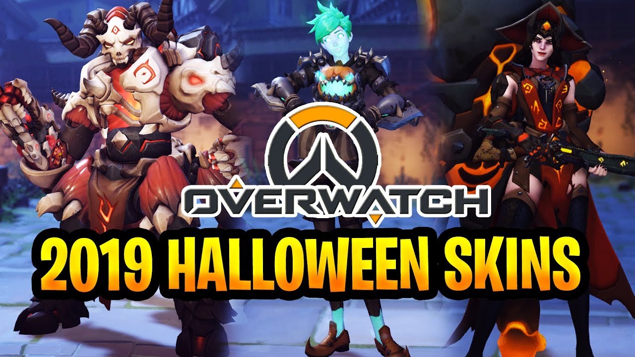 OverWatch Halloween 2019 Event ALL Skins New Update OverWatch Patch