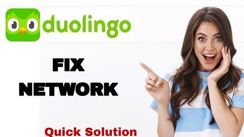 How To Fix And Solve Network On Duolingo App | Easy Fix
