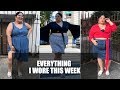 PLUS-SIZE OUTFITS FOR A WEEK