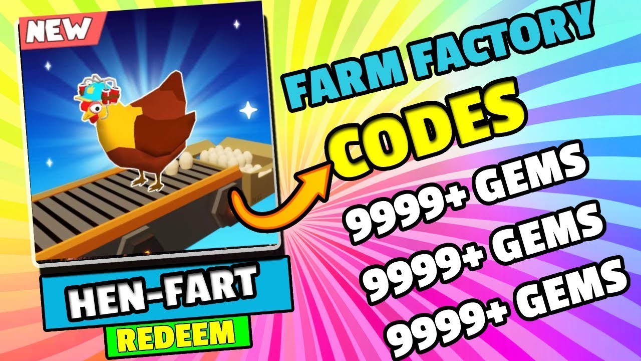 All working codes in Farm factory Tycoon Farm Factory Tycoon Codes