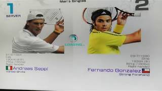 Virtua Tennis 4 On Xbox 360 - Seppi Vs Gonzalez
