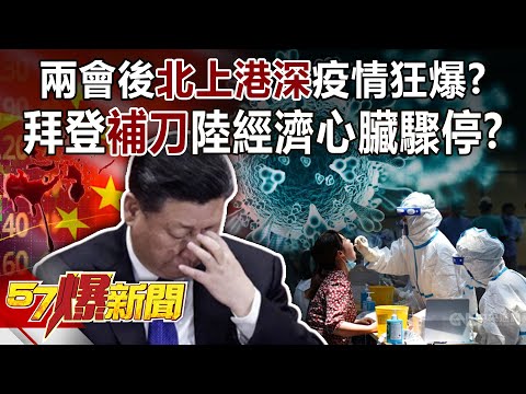 兩會後「北上港深」疫情狂爆？ 拜登「補刀」陸經濟心臟驟停？！-黃世聰 江中博 徐俊相《57爆新聞》精選篇 網路獨播版-1900-2