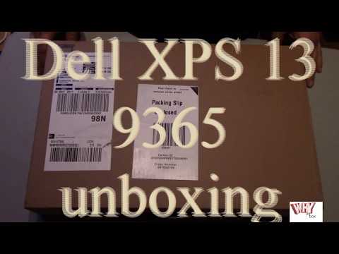 dell xps 13 9365 unboxing
