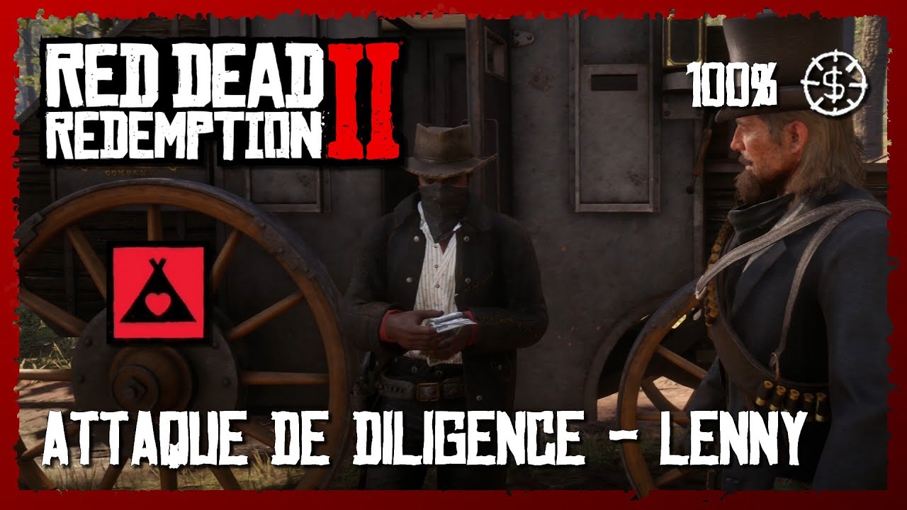 RDR 2 - Attaque de Diligence - Lenny & Trophée 