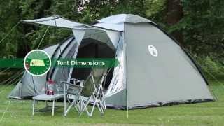 Coleman® Waterfall 5 Deluxe - Tunnel & Dome Tent for Family Camping