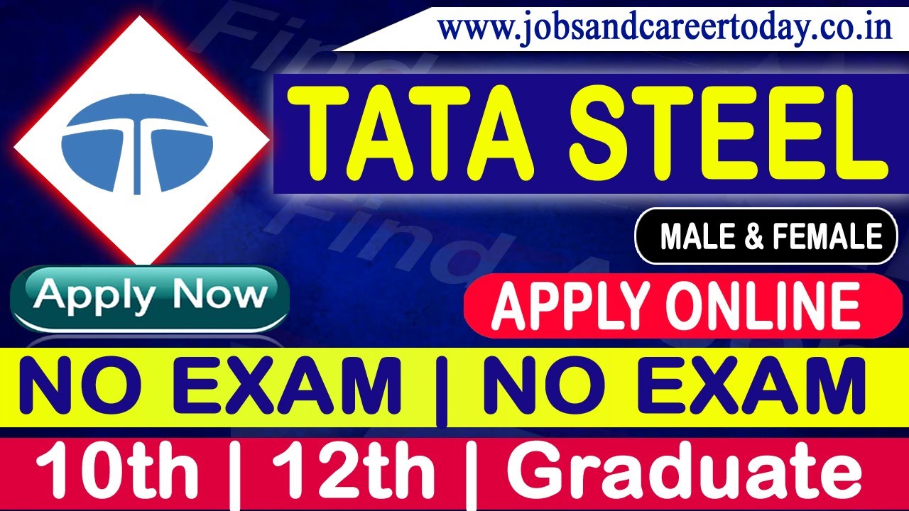 TATASTEEL JOB 2024 | TATASTEEL JOB 2024 DETAILS | TATASTEEL JOB APPLY ONLINE LINK | TATA STEEL,