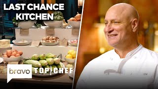 It's a Mise En Place Relay Race | Last Chance Kitchen (S21 E9) | Bravo