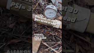 How to Locate a Leak on a Gravity-Fed Line Using Head Pressure & Elevation | Water Math Explained.