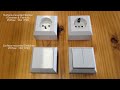 Surface mounted Sockets Switches