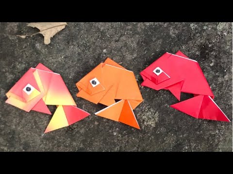 お正月の鯛の折り方 簡単折り紙レッスン Youtube