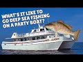 We go deep sea fishing on a florida party boat