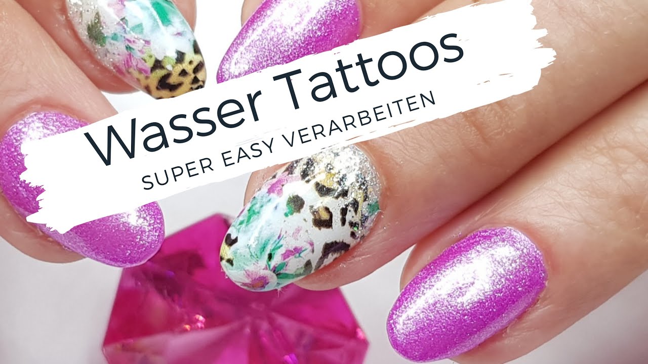 Bester Nailart Hack Fullcover Mit Wasser Tattoo Super Easy Youtube 