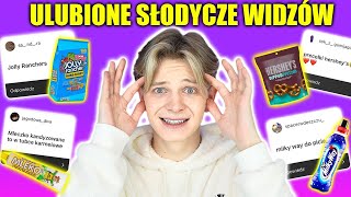 TESTUJĘ ULUBIONE SŁODYCZE WIDZÓW 😱🍬 | Dominik Rupiński