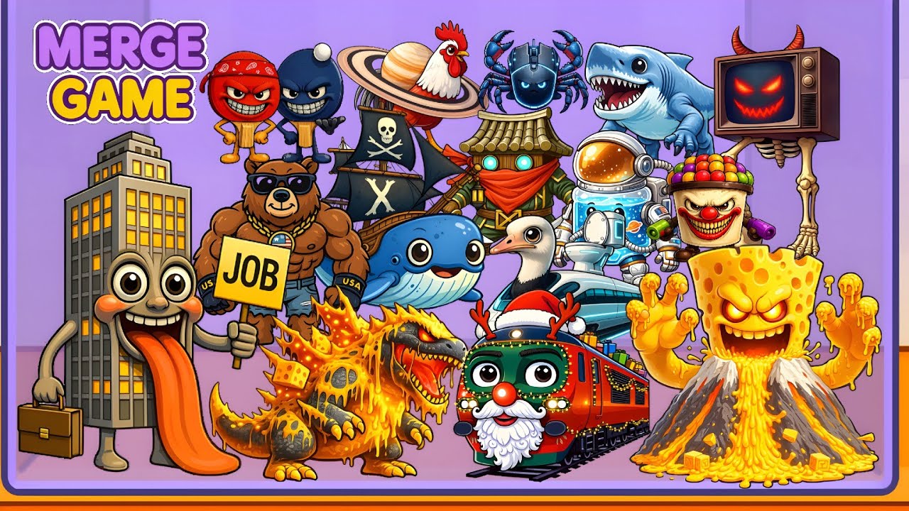 Merge Fellas Italian Brainrot - Capitano Moby | New Mode Maker - Max Level Gameplay