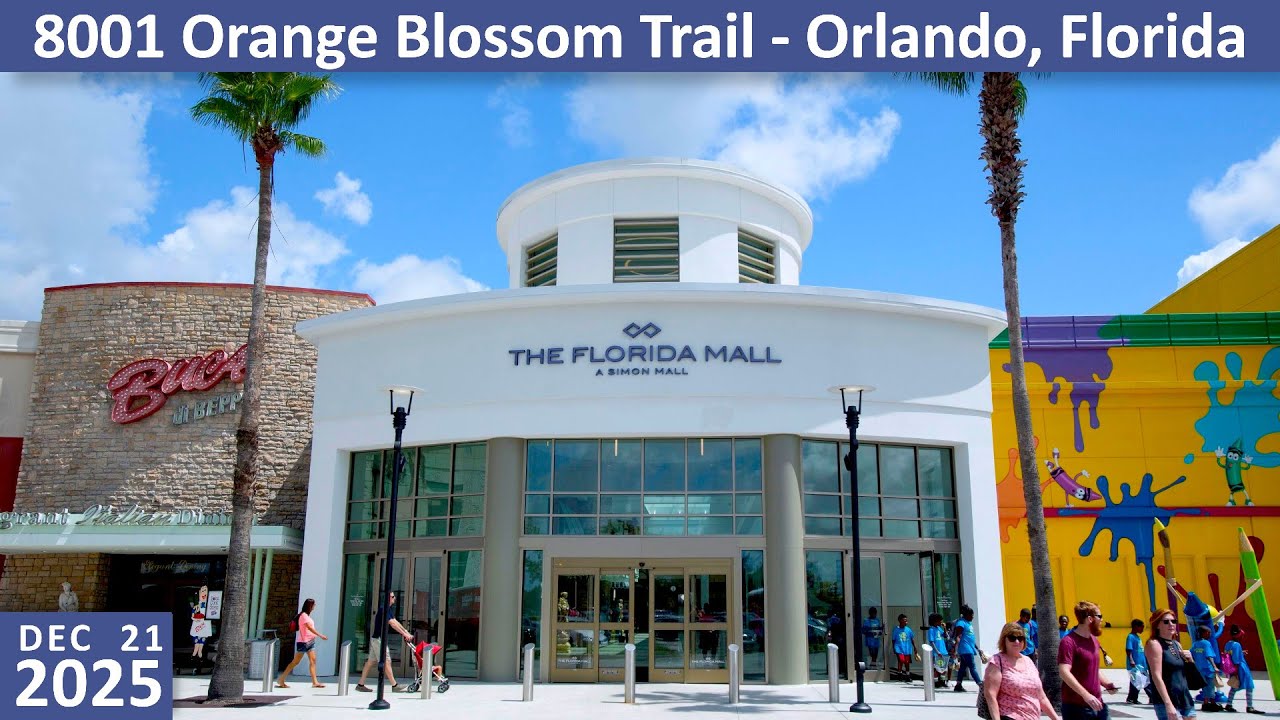 Шопинг в торговом центре The Florida Mall в Орландо, штат Флорида, по адресу 8001 Orange Blossom ...