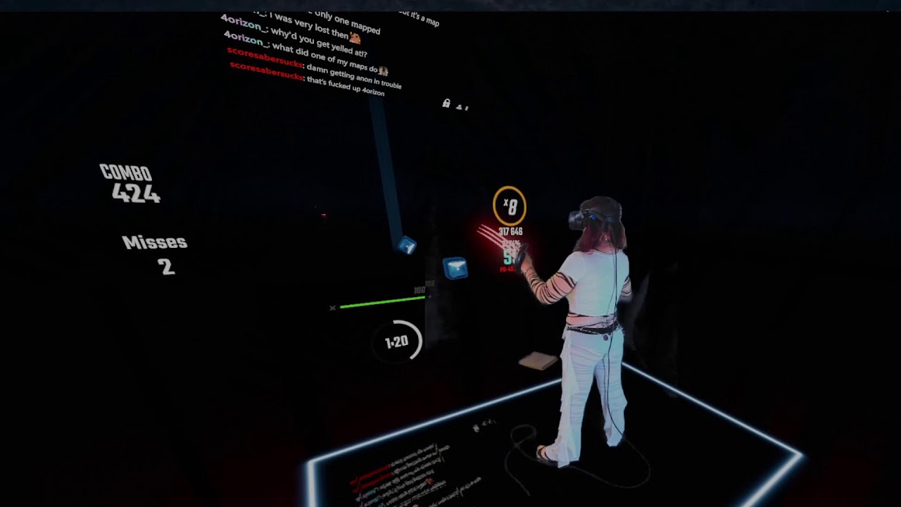 BEAT SABER! CLAWS MOD! POODLES/PAULS! FCS 153 MIXED REALITY