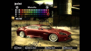NEED FOR SPEED MOST WANTED - Aston Martin DB9 Tuning [HD]