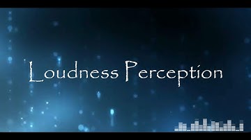 Mixing Audio Tutorial - Topic #4 - Loudness Perception
