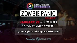 Zombie Panic! Source GameNight (+ Afterparty)