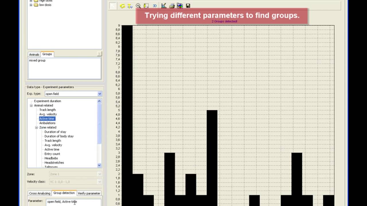 Phenofinder automatic group detection