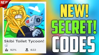 FUTURE CODES!! | *NEW* ROBLOX SKIBI TOILET TYCOON! CODES 2023!