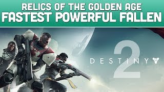 Fastest Powerful Fallen With Drang | Relics Of the Golden Age Quest | Destiny 2 | Tips And Tricks