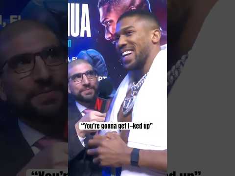 Anthony Joshua Makes His Prediction Vs Jake Paul Via NetflixSports