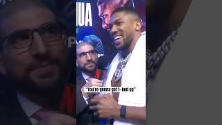 Anthony Joshua Makes His Prediction Vs. Jake Paul Via