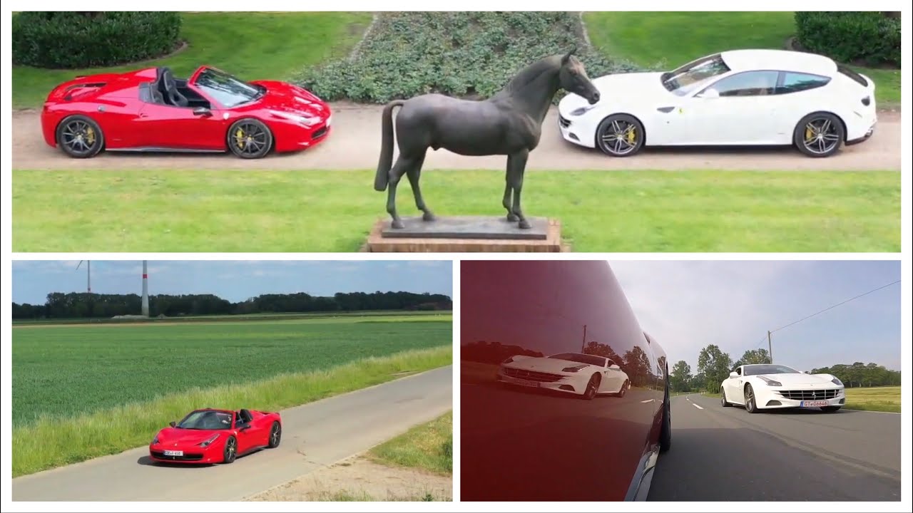 Ferrari FF & 458 Spider // 2 very different cars from Maranello