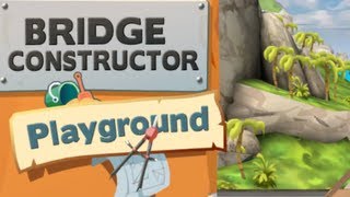 Bridge Constructor Playground - Lösung Level 2 Northern Reef (iphone, ipad, iOS, Android) screenshot 5