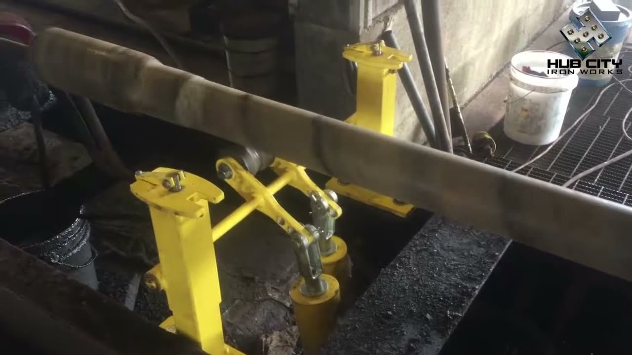 Improved Front Lance Support for Pipe Cleaning Machines