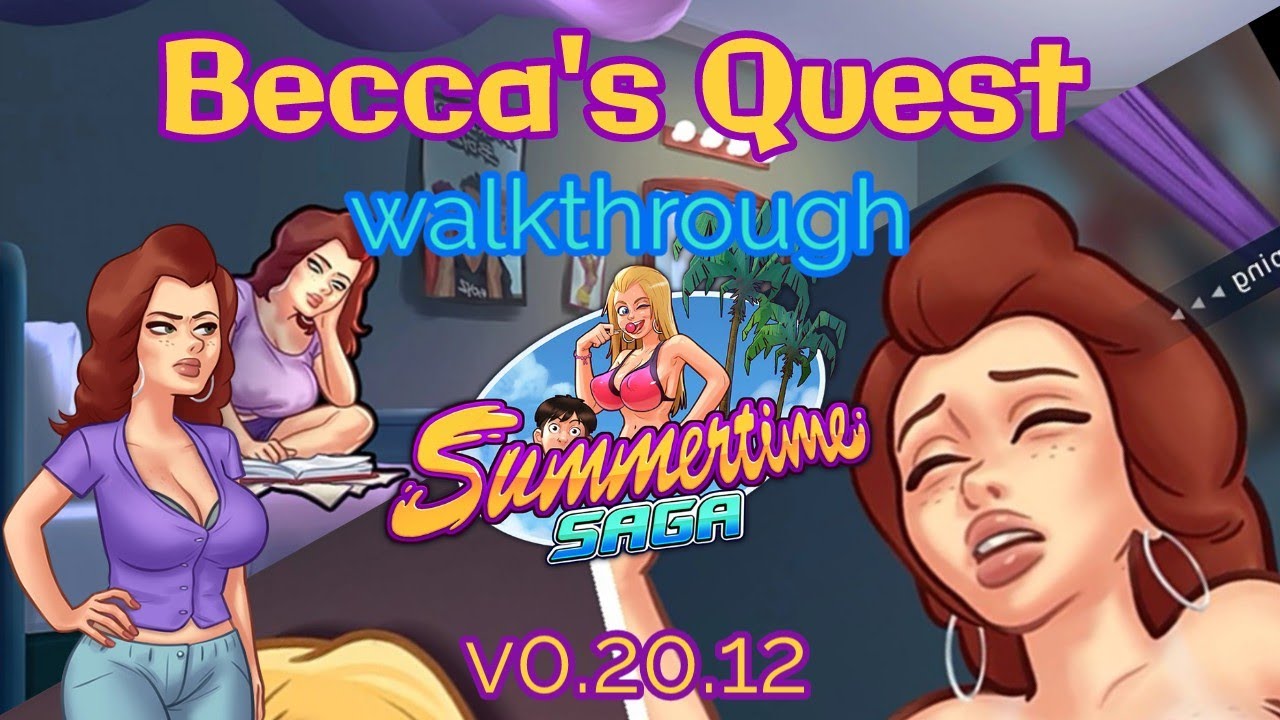 bagaimana cara menyelesaikan misi dari karakter si Becca / Summertime Saga Becca...