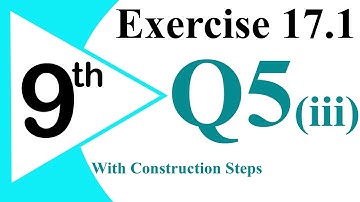 15 - Exercise 17.1 Q5 (iii) |Ambiguous Case |In this case there is no triangle |Class 9 Maths