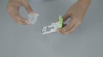 CS820 Series—Replacing the staple cartridge in the staple finisher