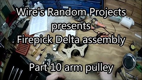 [WRP] Firepick Delta part 10 arm pulley assembly