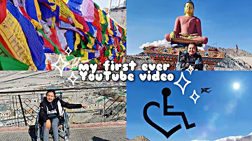 Visiting Gompa On A Wheelchair In Ladakh ♿| ON THE MOUNTAIN TOP |