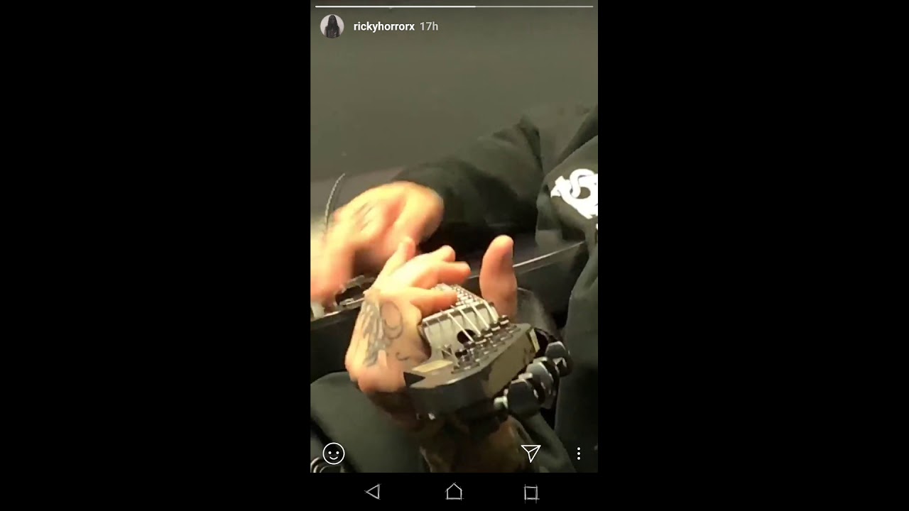 Ryan Sitkowski Playing Guitar (from Motionless In White)