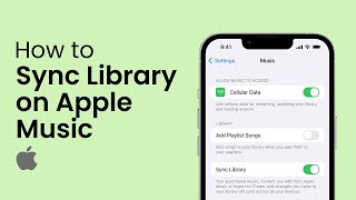 How To Sync The Apple Music Library (EASY TUTORIAL)