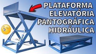 Plataforma Elevatória Pantográfica Preço Petrópolis - Plataforma