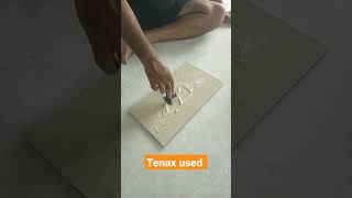 How To Tenax Used In Italian Marble Cracked Filled Resimi