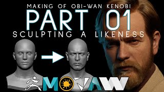 Making of Obi-Wan Kenobi PART 01 Sculpting a likeness in zbrush screenshot 5