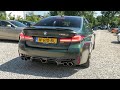 BMW M5 CS with Custom Exhaust - Accelerations, Revs &amp; Burnouts !