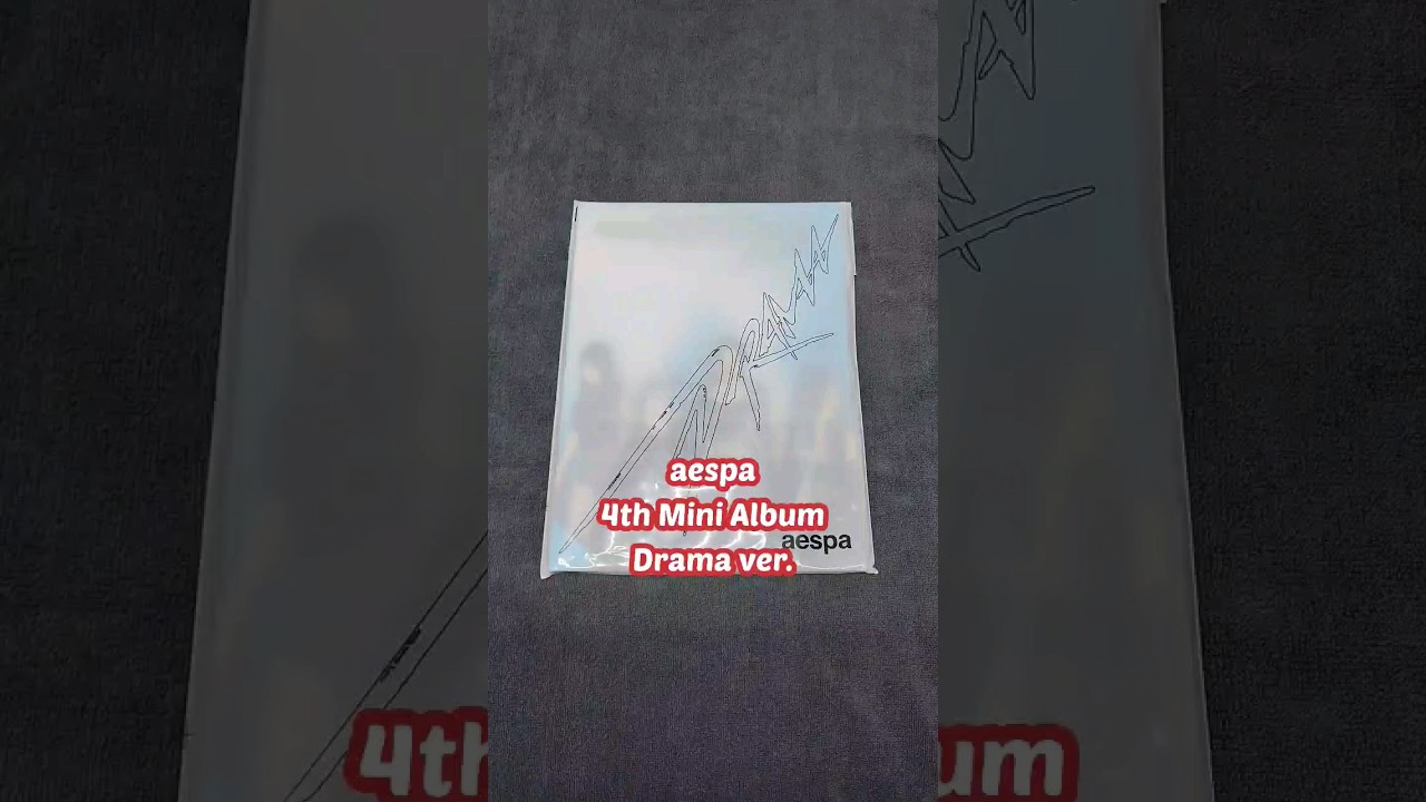 AESPA Drama Ver. Unboxing 