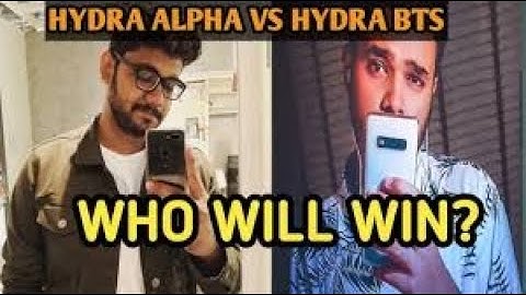 Hydra BTS VS Hydra Alpha ,TIPA & Nucleya Fight | Alpha angry on BTS | Pubg Mobile | emulator