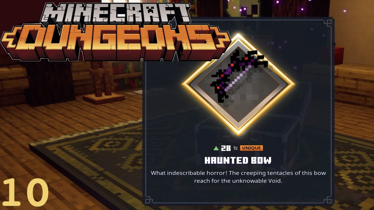 Ep 10 Minecraft Dungeons Spooky Fall Event Bow Youtube